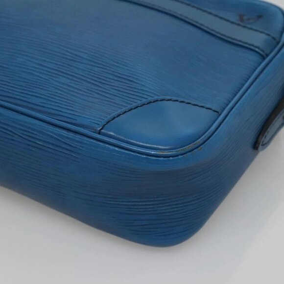 LOUIS VUITTON Epi Trocadero 23 Shoulder Bag Blue M52305 LV Auth BA2273 - Picture 4 of 16